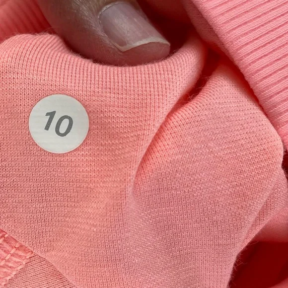 Lululemon Studio Crop *Lined Bleached Coral size 10 NWOT - Picture 15 of 16